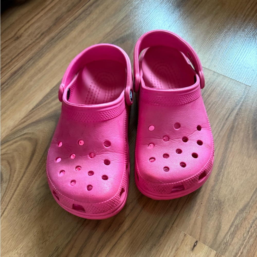 Pink Crocs